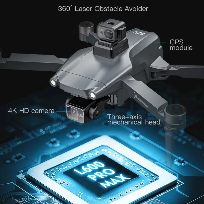 L600 PRO MAX GPS Drone Profess - Drone Gimbal 3 Axis review and price