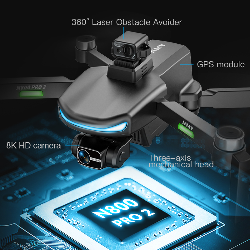 N800 PRO 2 GPS Drone Professio - Drone Gimbal 2 Axis review and price