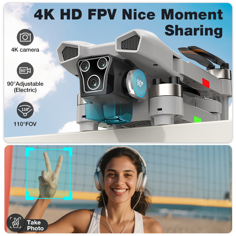 NEW Hot L017 Pro Drone Brushle - Drone Gimbal 3 Axis review and price